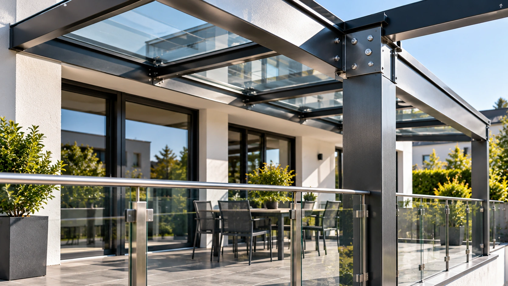 Schweizer Architektur und Baufotografie als Symbolbild für Metallbauarbeiten