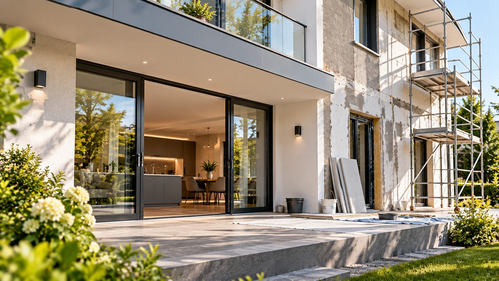 Schweizer Architektur und Baufotografie als Symbolbild für Renovationen & Sanierungen
